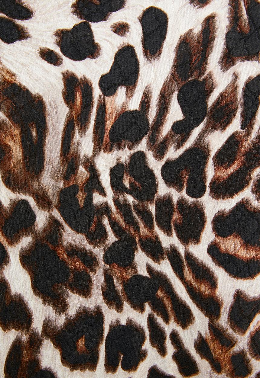 Superbalist - Bias cut animal print midi skirt - multi 