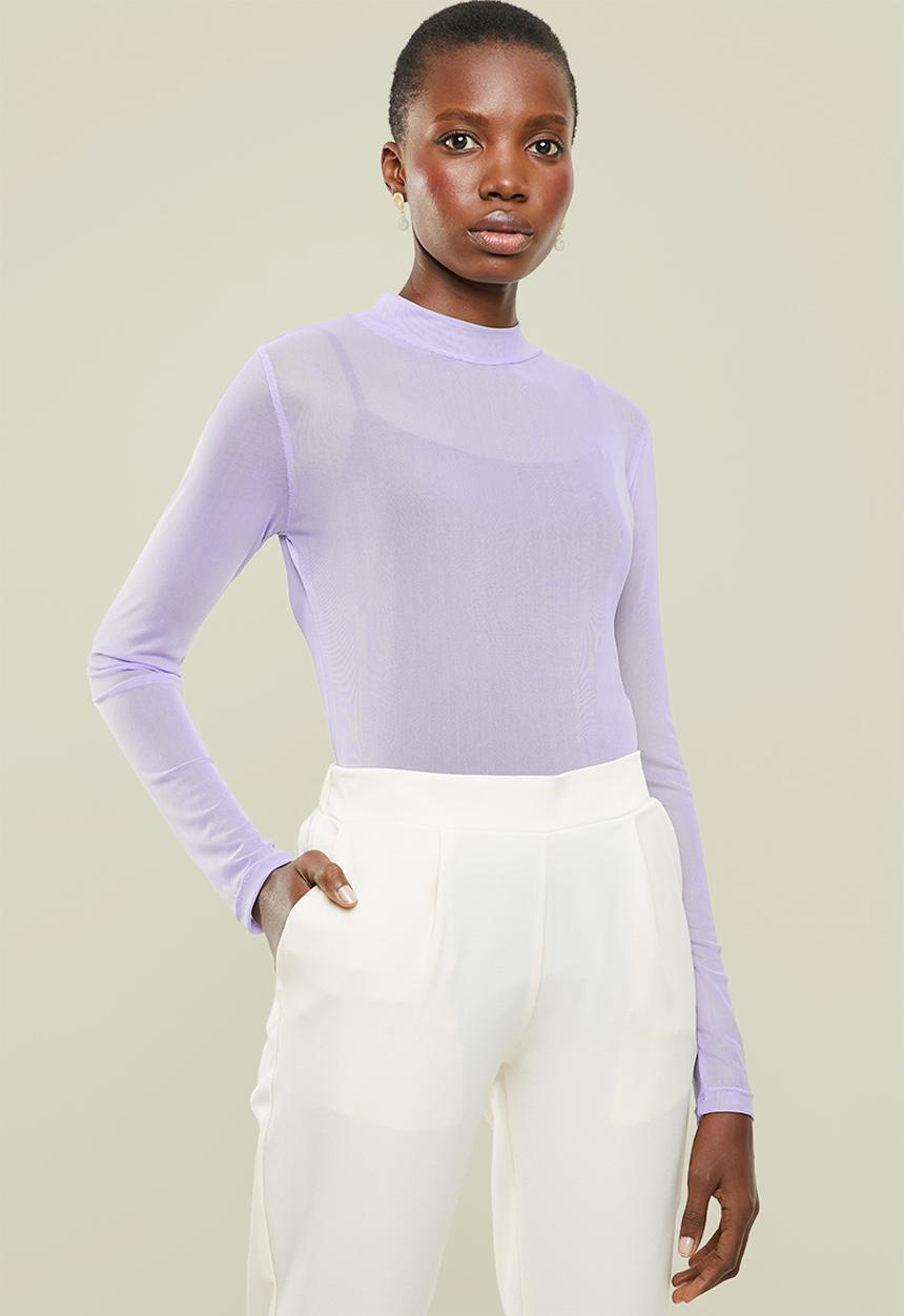 Superbalist - Mesh tee - purple 