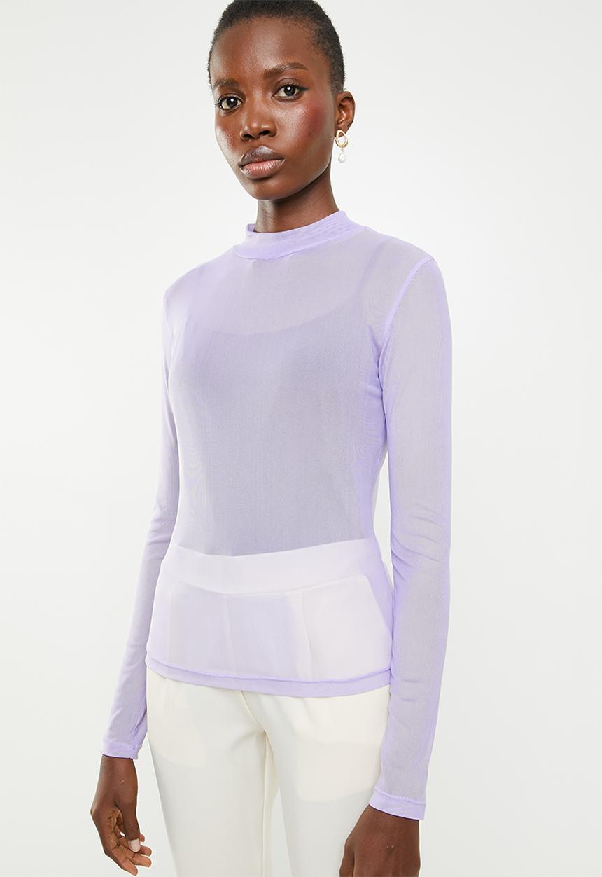 Superbalist - Mesh tee - purple 