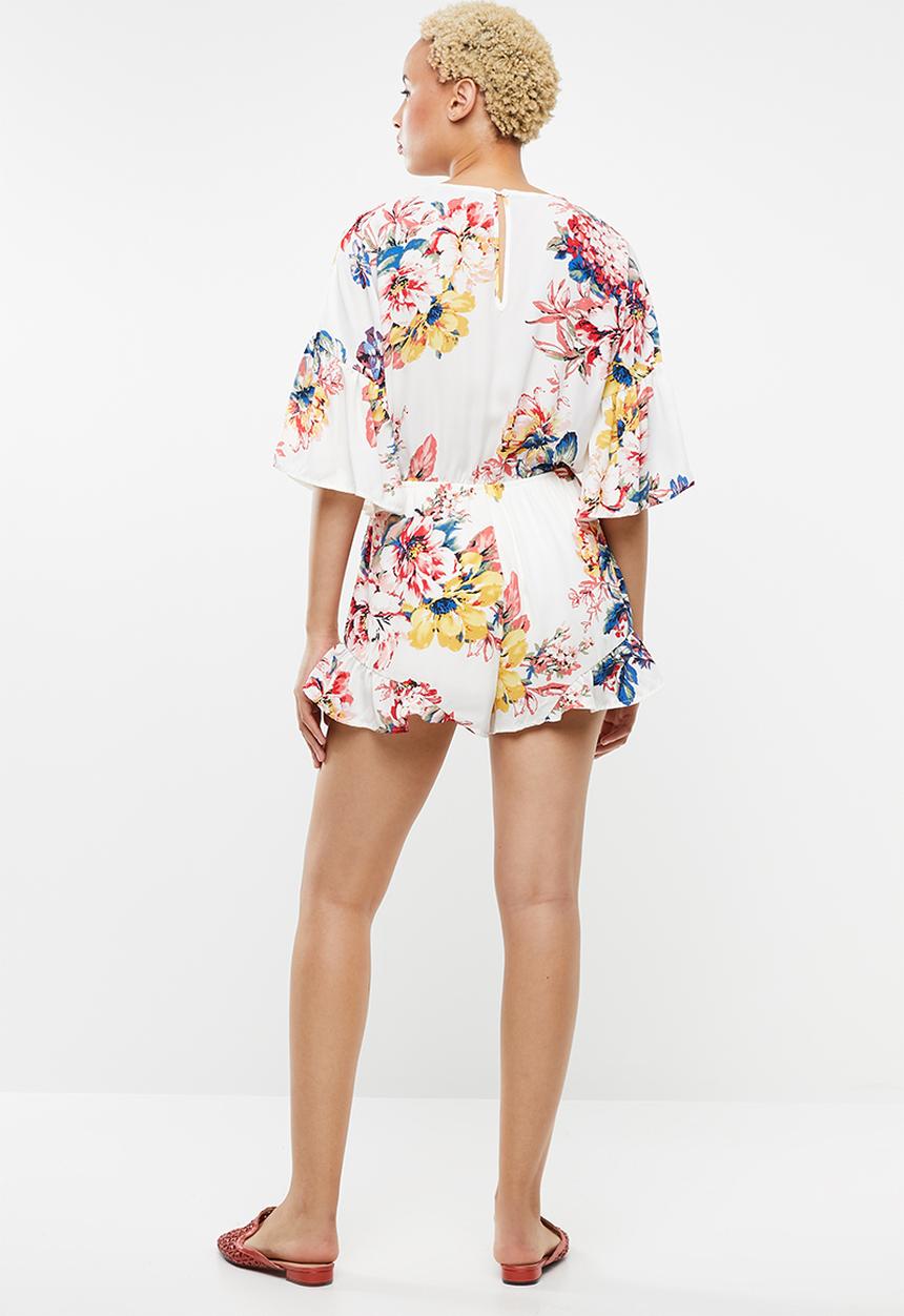 Forever21 - Floral kimono playsuit - multi