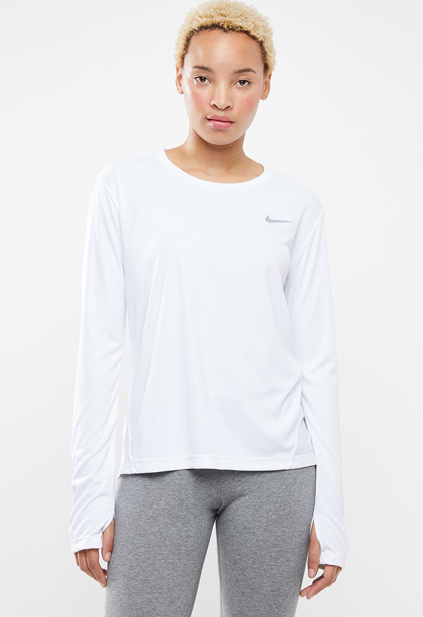 Nike - Nike miler top - white