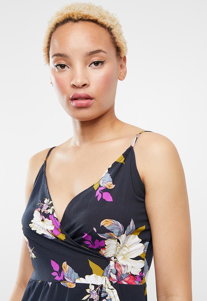 STYLE REPUBLIC - Summer wrap dress - navy