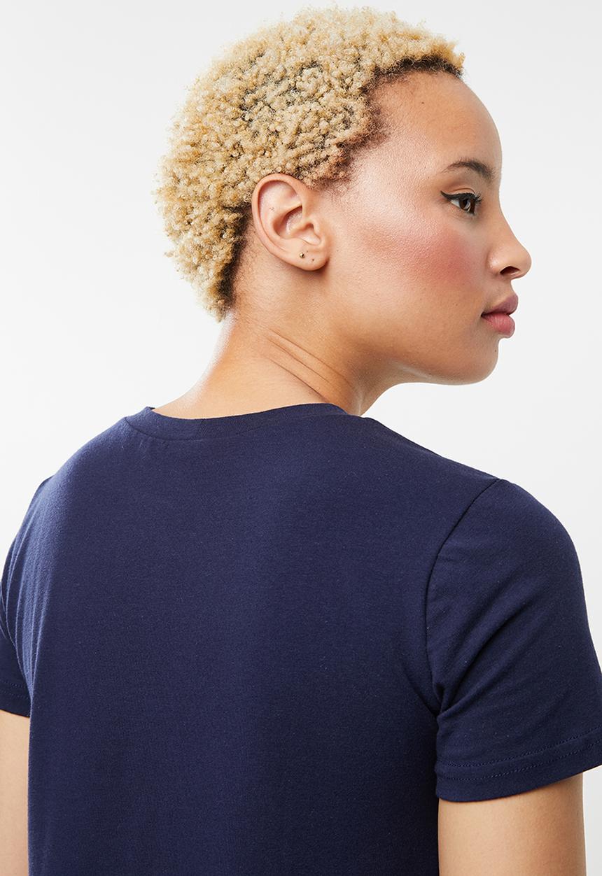 STYLE REPUBLIC - Beach please T-shirt - navy & white 