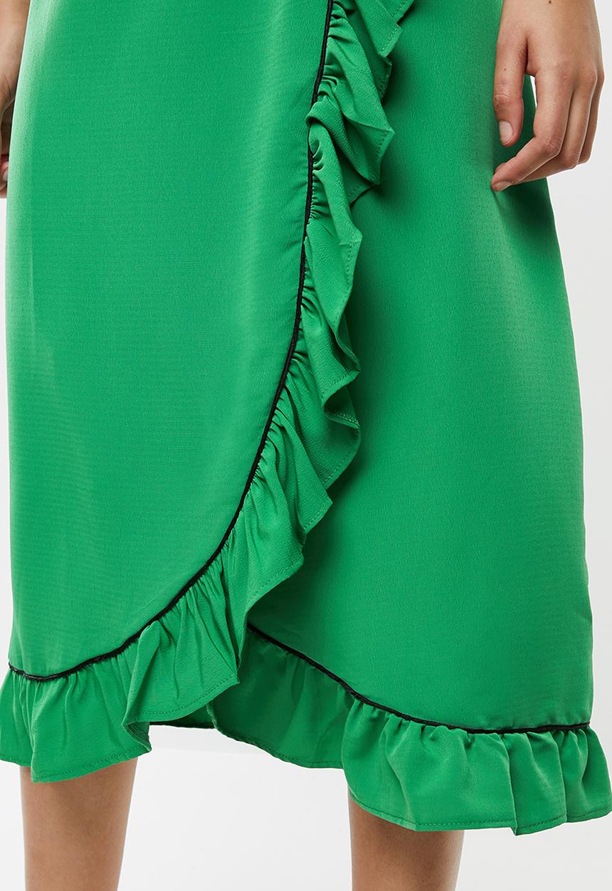 STYLE REPUBLIC - Summer wrap dress - green