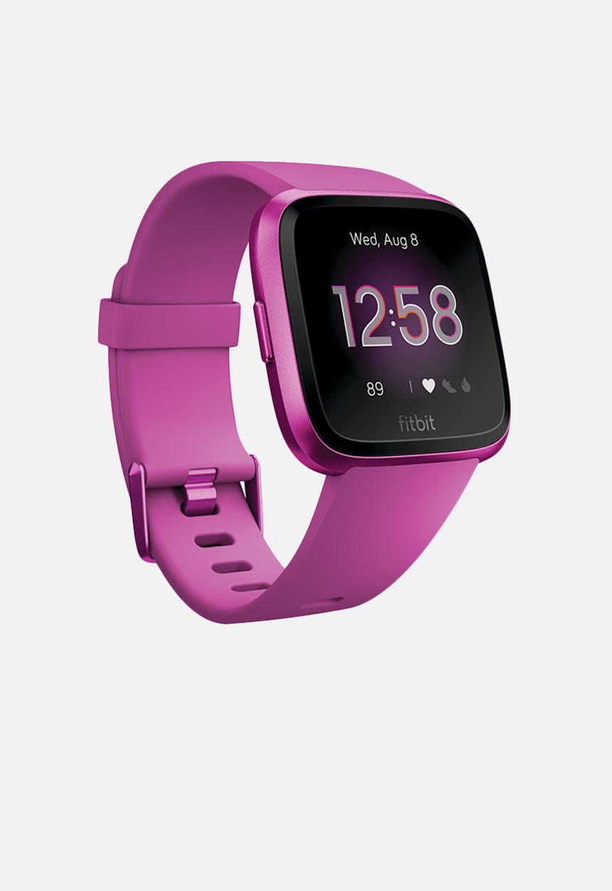 Fitbit - Fitbit versa lite - mulberry aluminium
