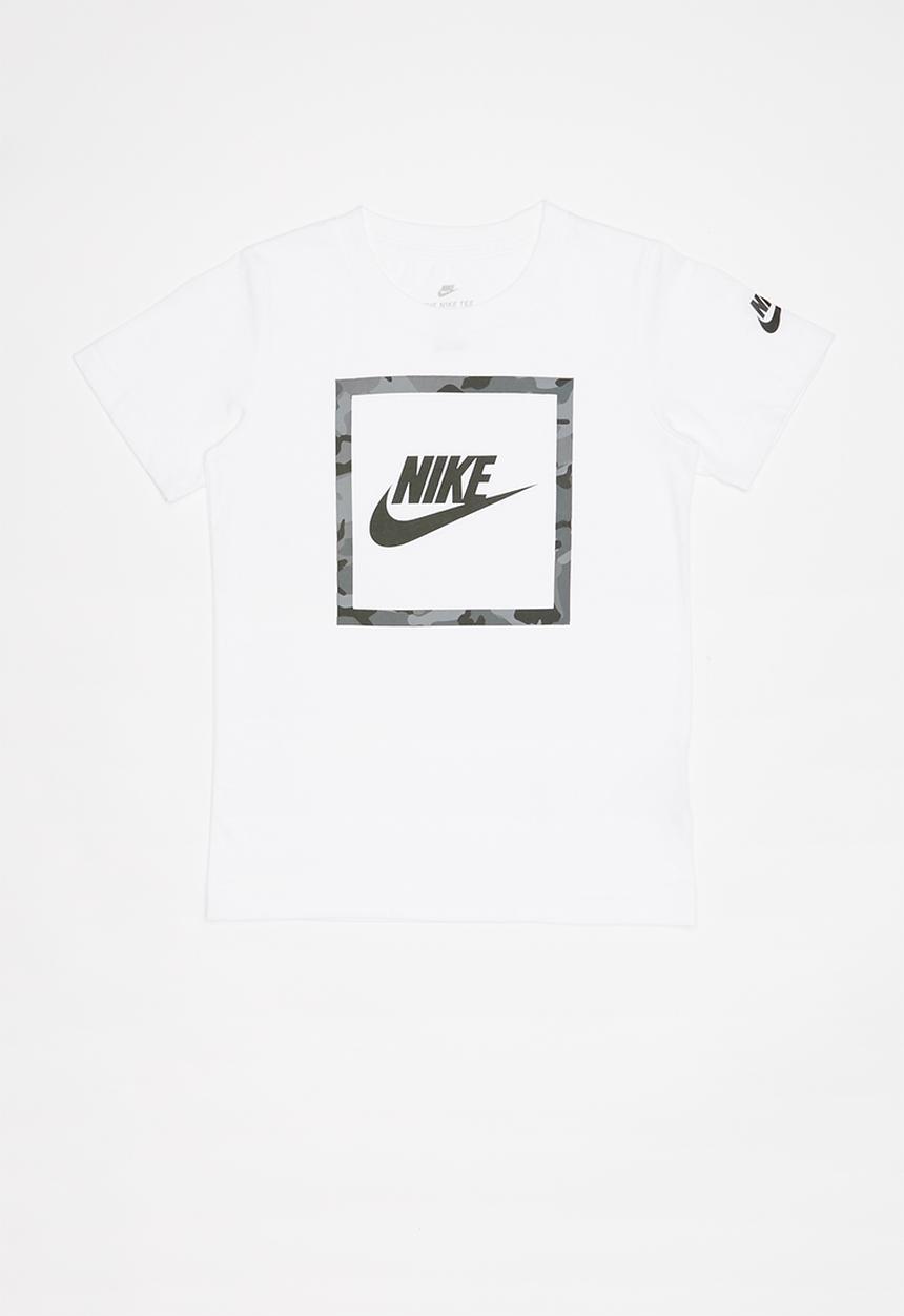Nike - Nike futura camo knit tee - white