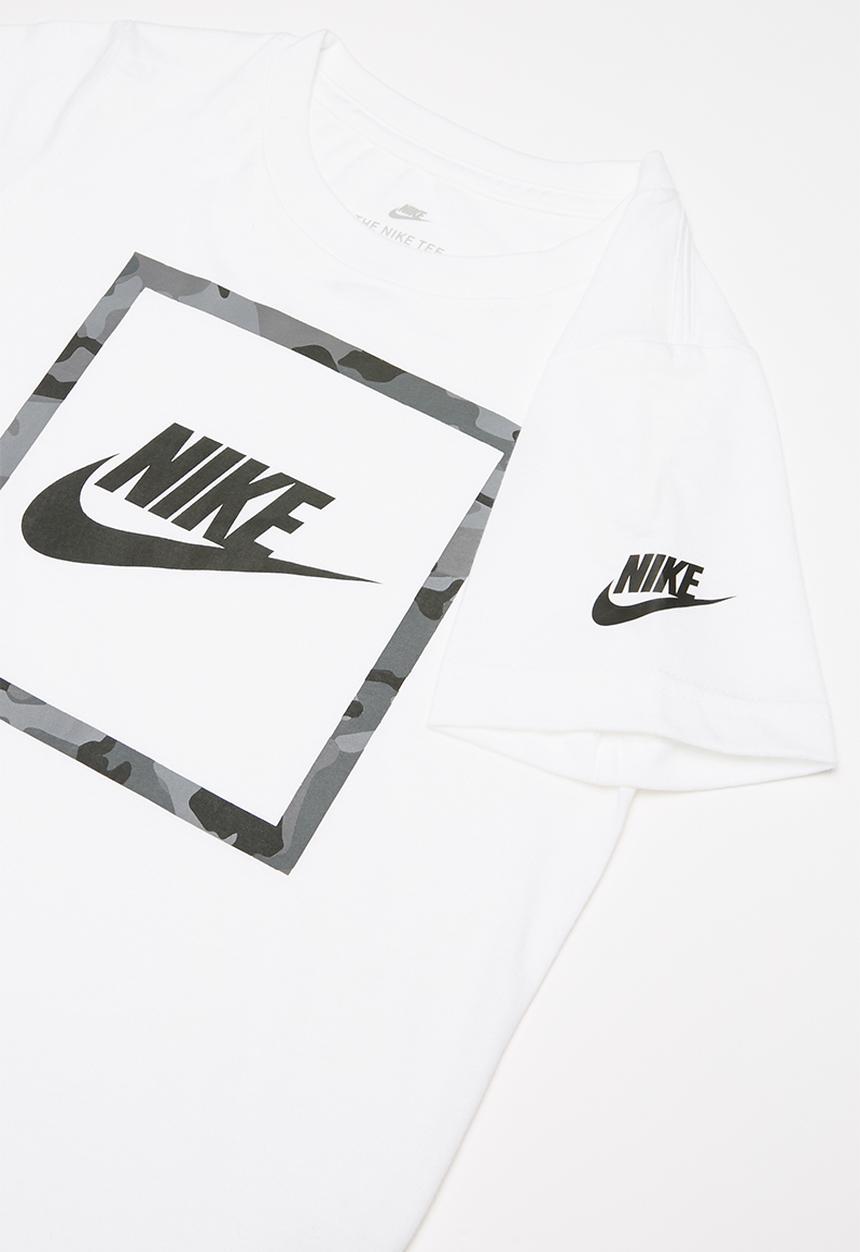 Nike - Nike futura camo knit tee - white