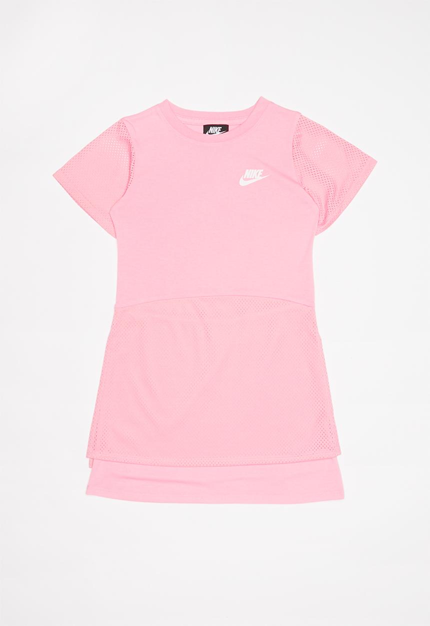 Nike - Nike G NSW ss mesh dress - pink