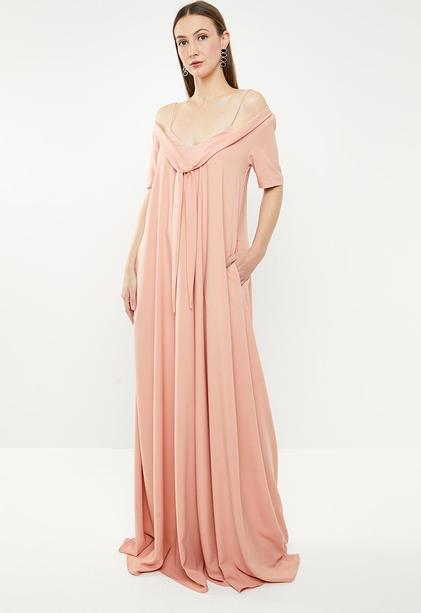 AMANDA LAIRD CHERRY - Pulane maxi dress - pink