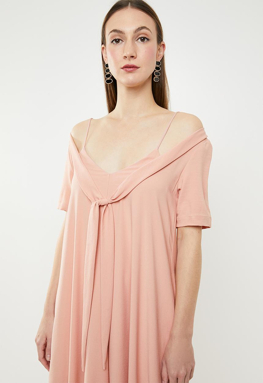 AMANDA LAIRD CHERRY - Pulane maxi dress - pink