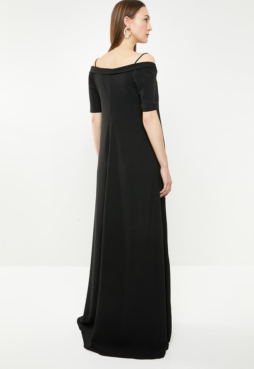 AMANDA LAIRD CHERRY - Pulane maxi dress - black