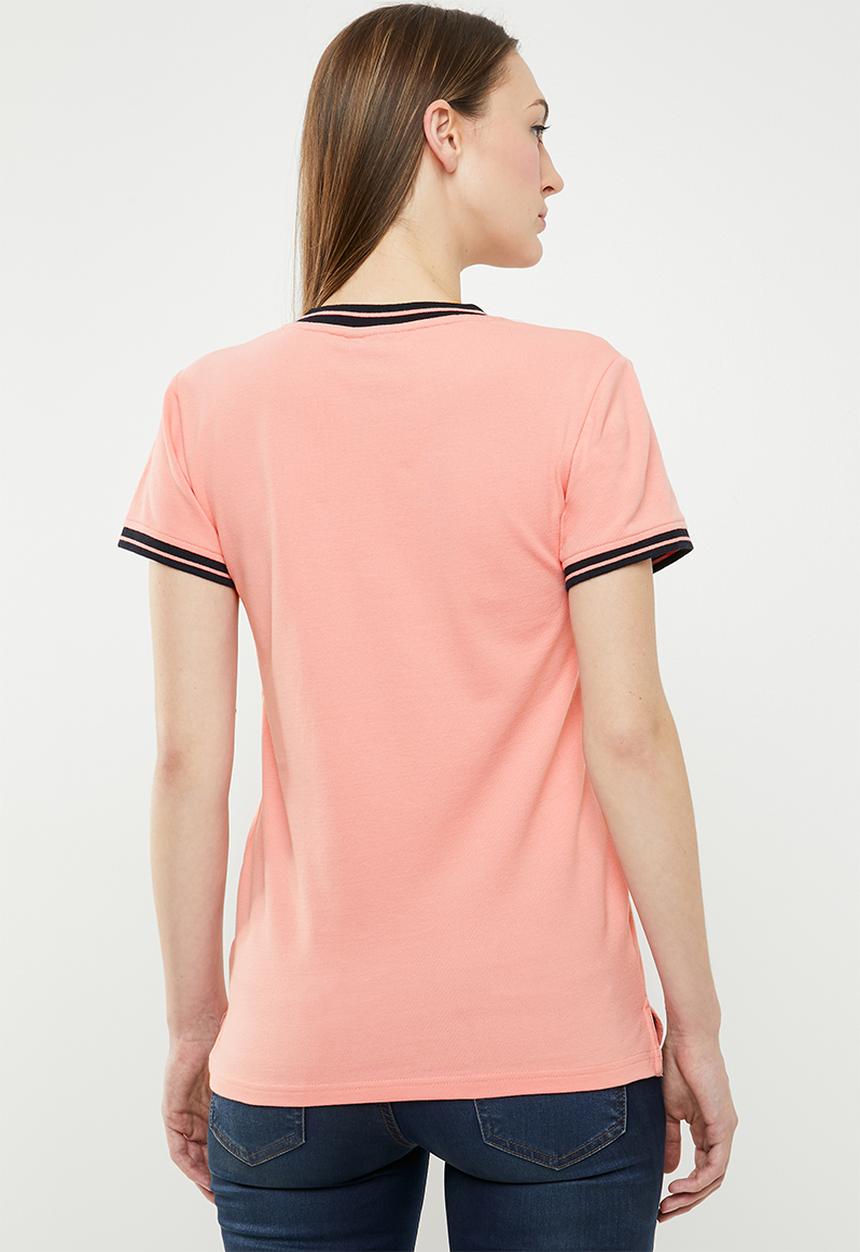 POLO - Simone V-neck golfer - pink