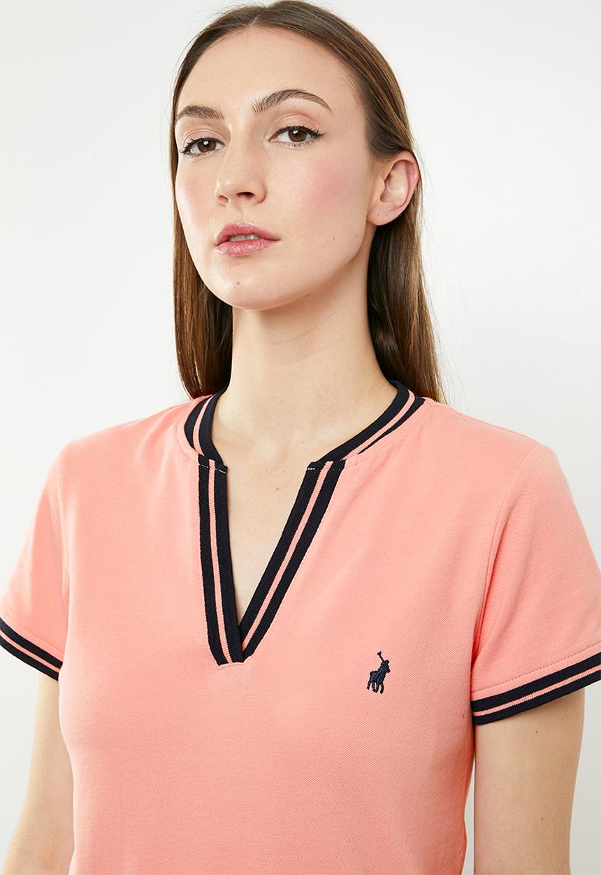 POLO - Simone V-neck golfer - pink