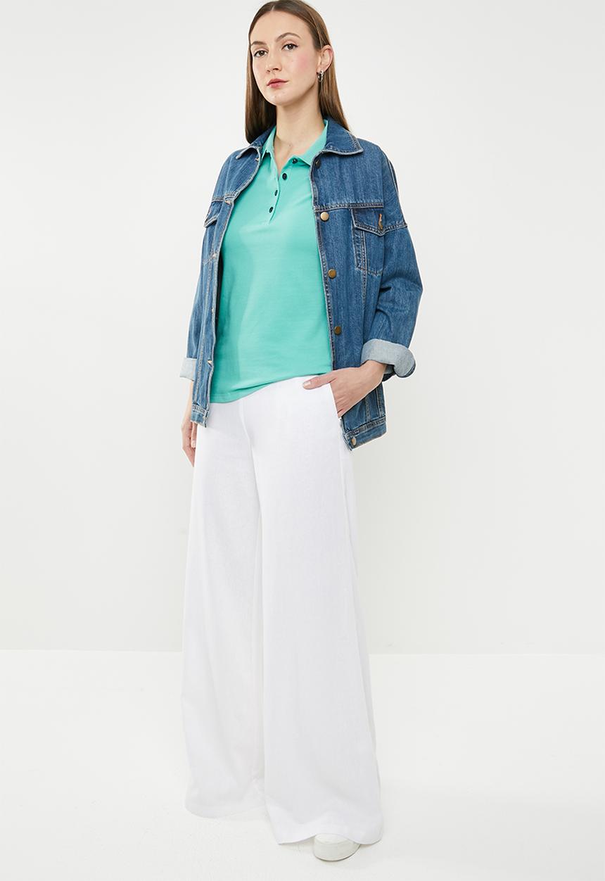 POLO - Charlie Stretch Golfer - turquoise