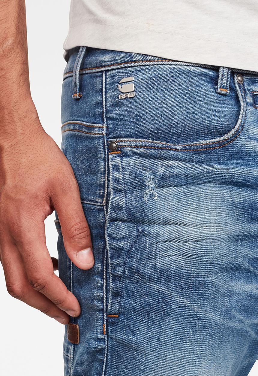 G-STAR - D-staq 3d slim fit elto azure superstretch - blue