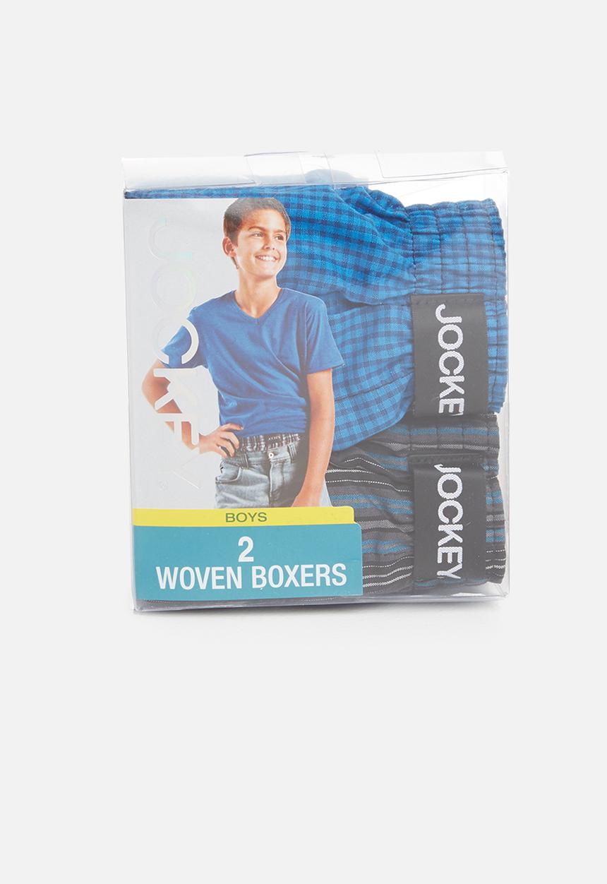 Jockey - 2 Pack boys woven boxer - multi