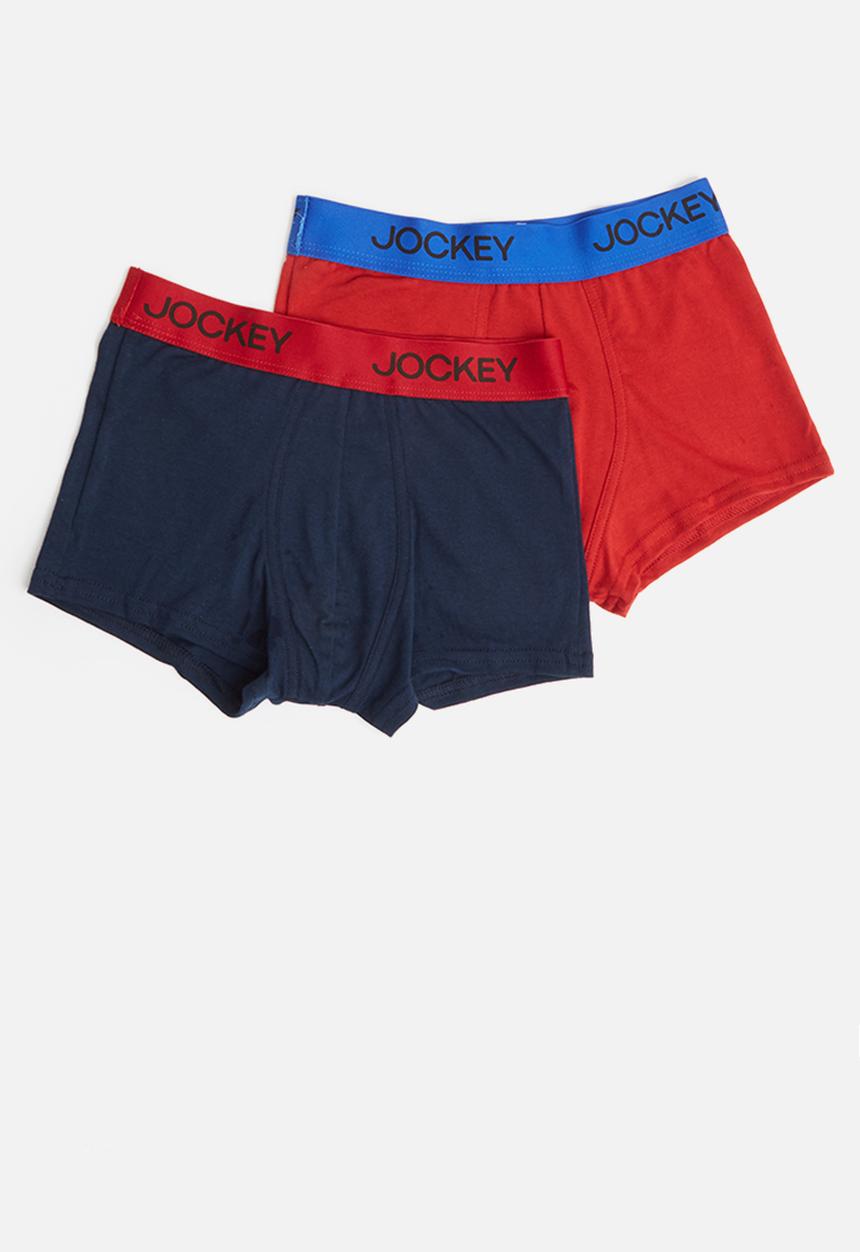 Jockey - Nautical 2 pack trunks - red & navy 