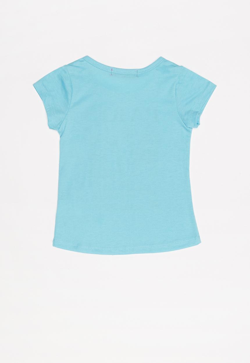 Pop Candy - Girls paris slogan shirt - blue