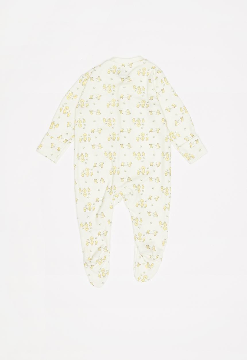 Pop Candy - Baby boys sleepsuit - white