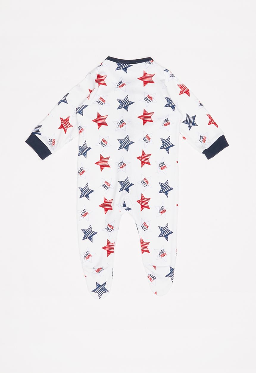 Pop Candy - Born in 2017 sleepsuit - white 