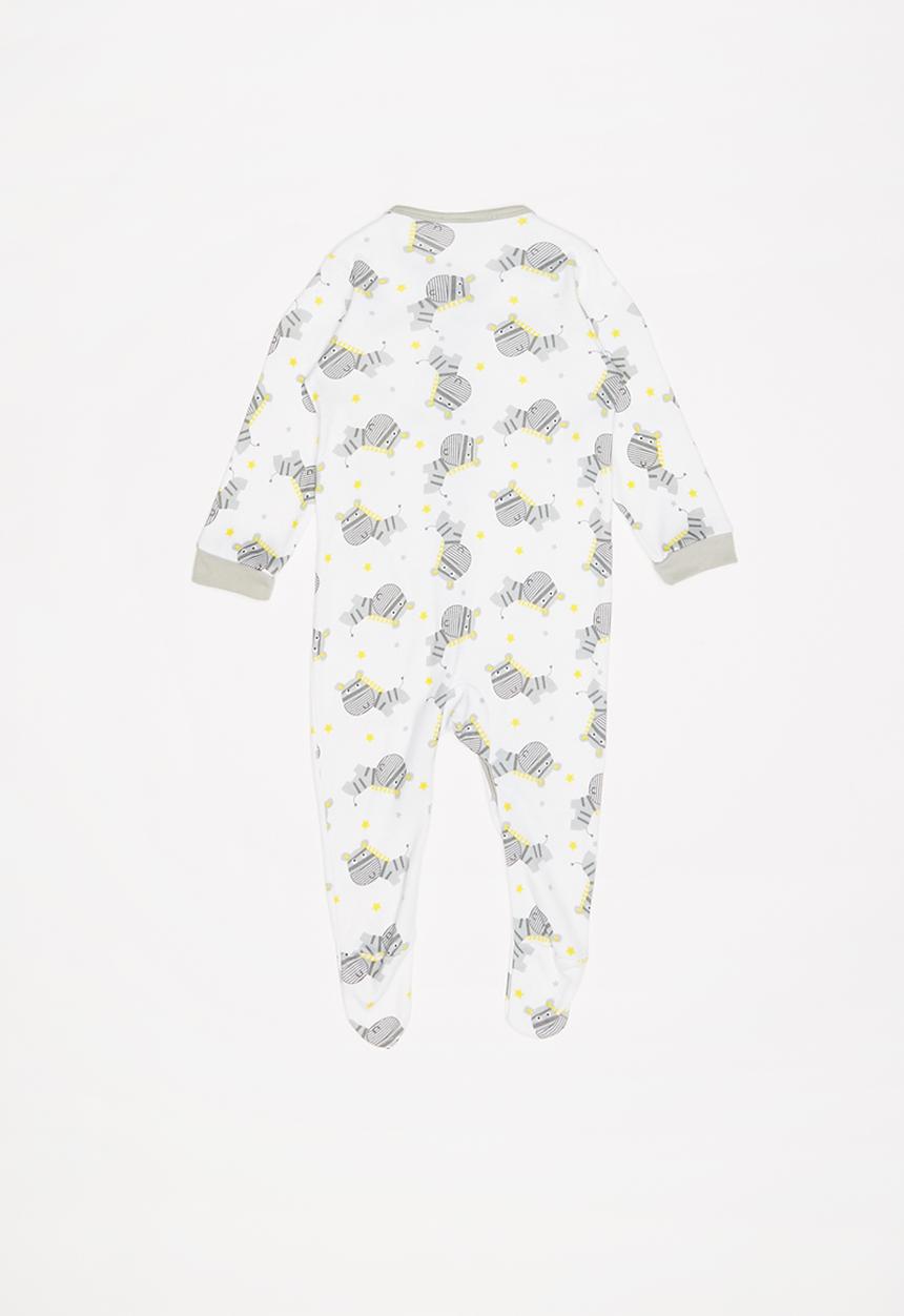 Pop Candy - Baby boys sleepsuit - white 