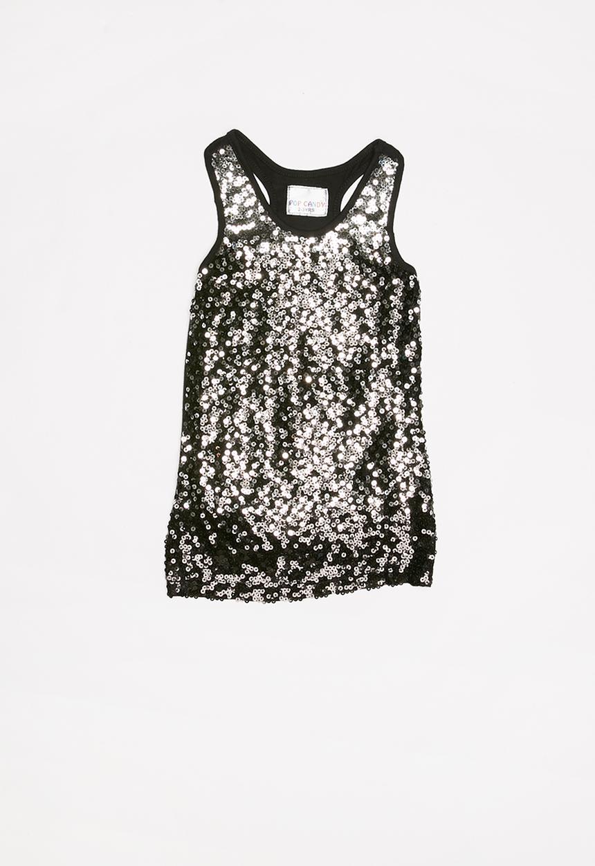 Pop Candy - Girls tunic - black
