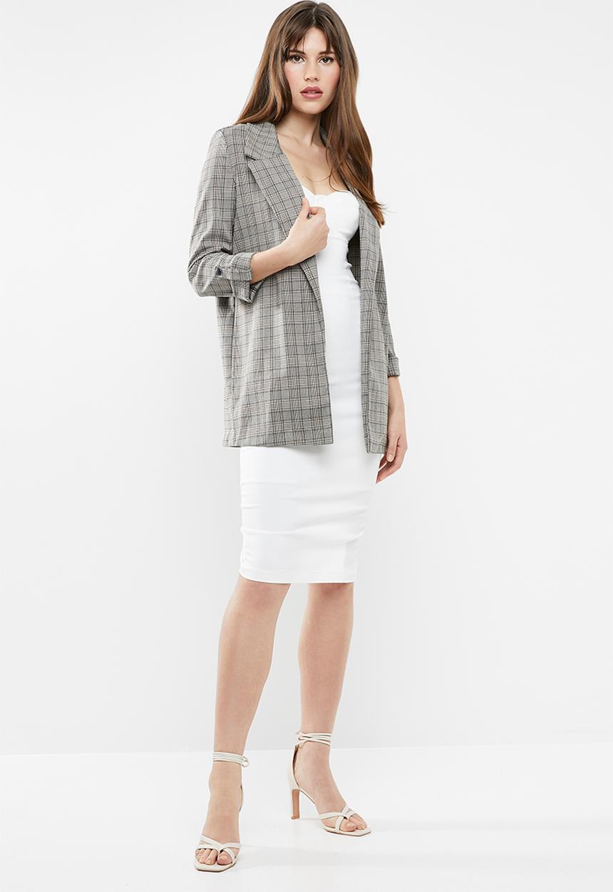 SISSY BOY - Bossy boots midi dress - white
