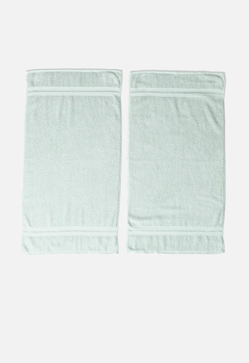 Club Classique - Grace hand towel set of 2 - duck egg