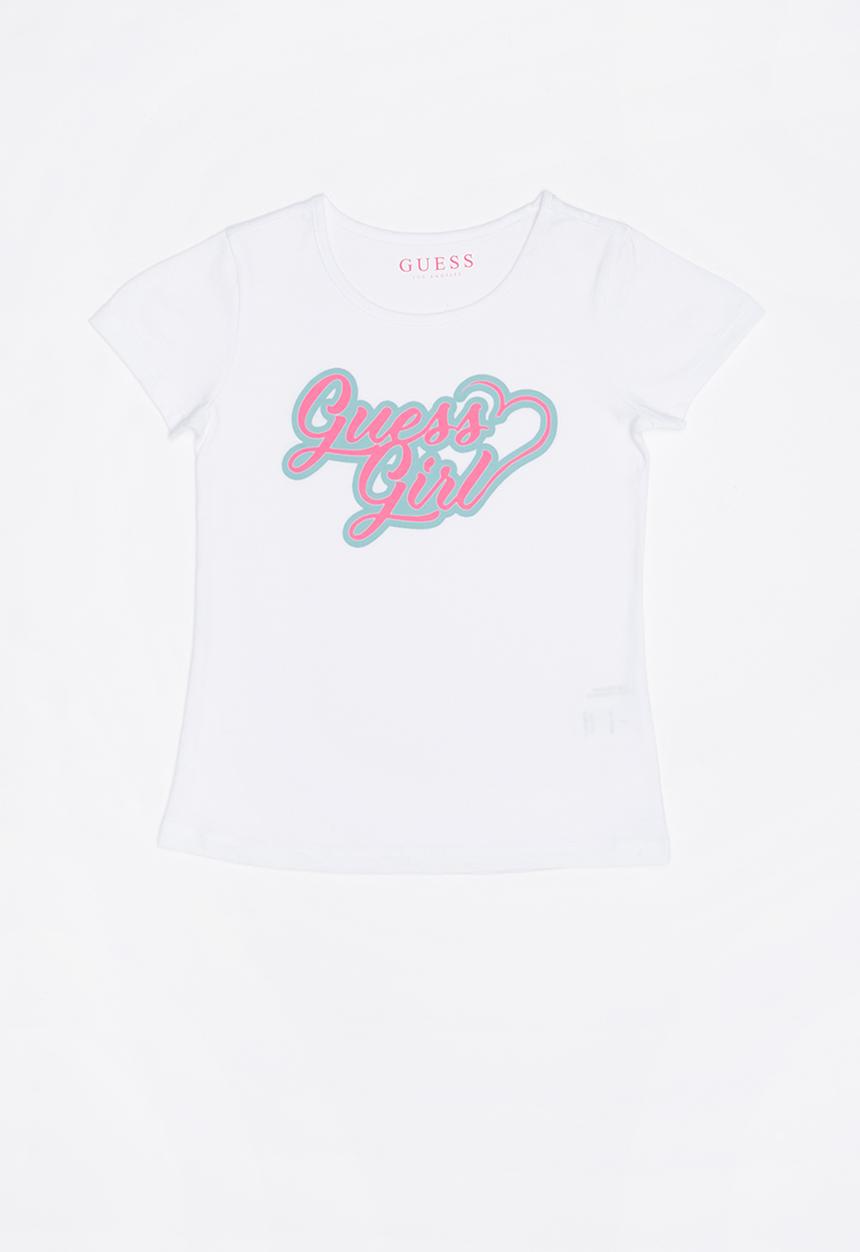 GUESS - Short sleeve Guess Girl tee - white