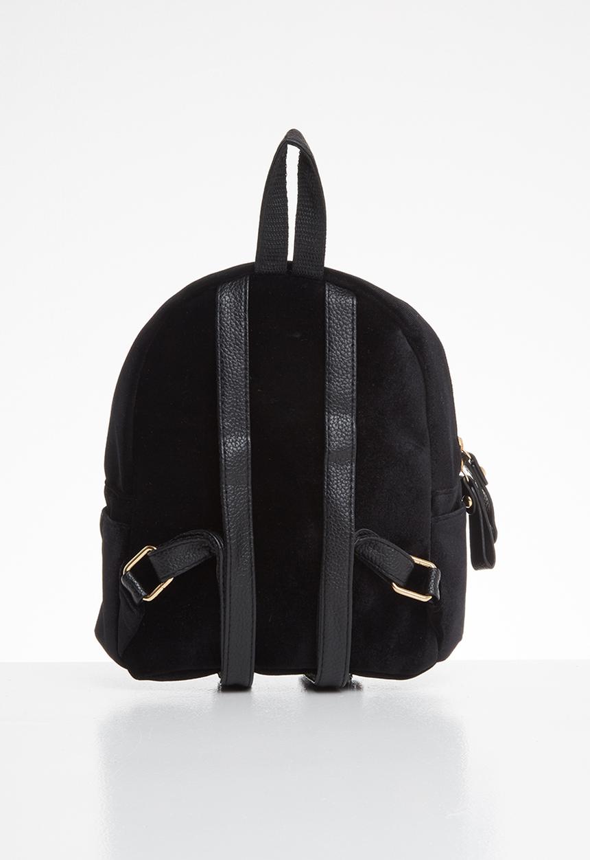 Pop Candy - Velvet backpack - black