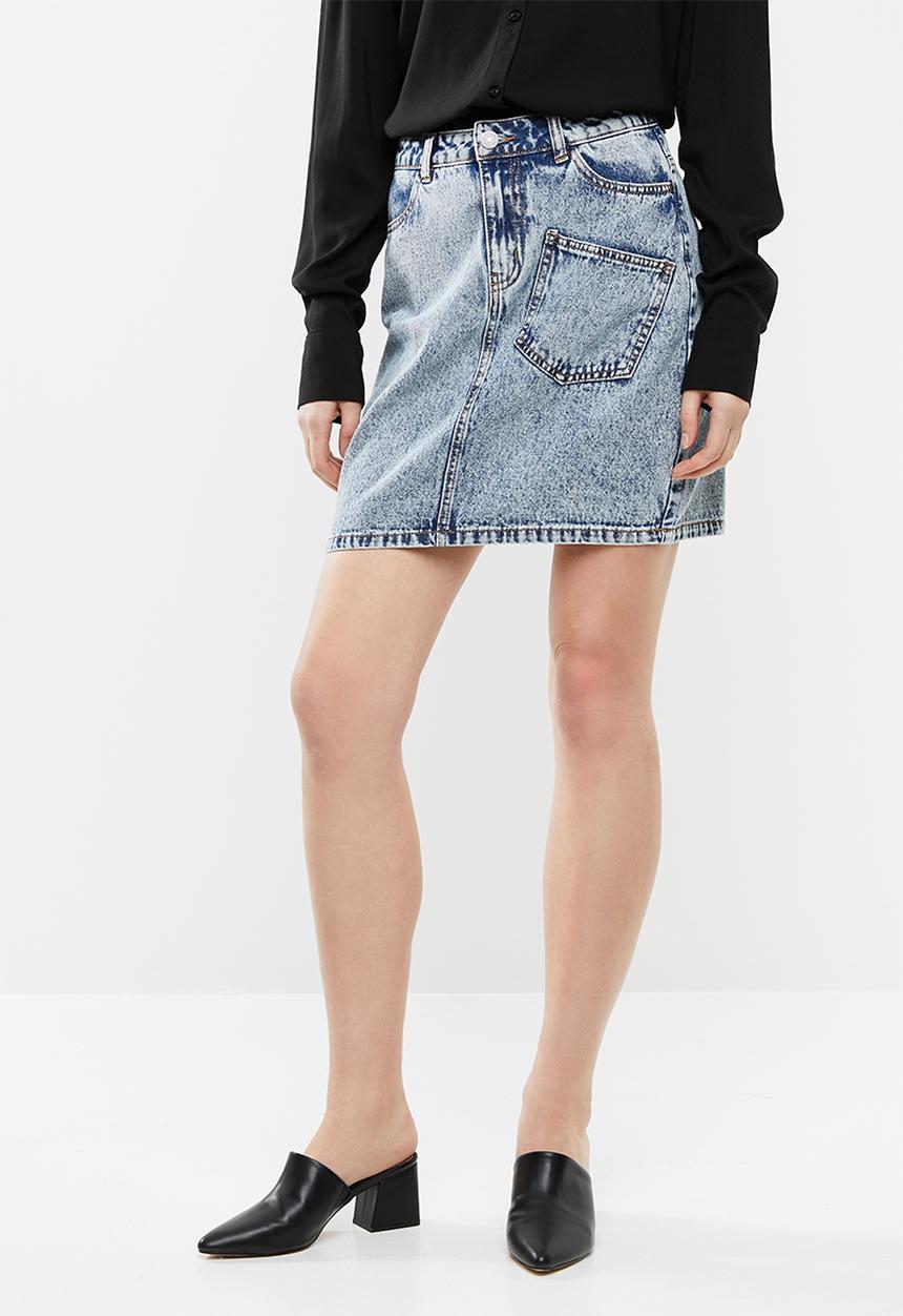 Noisy May - Sophia denim skirt - blue 