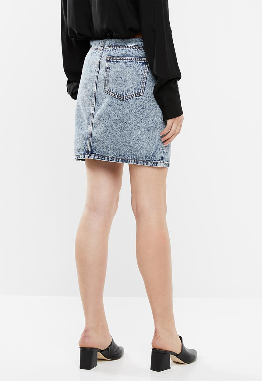Noisy May - Sophia denim skirt - blue 