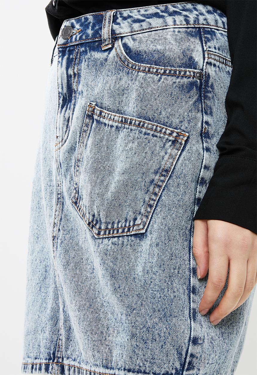 Noisy May - Sophia denim skirt - blue 
