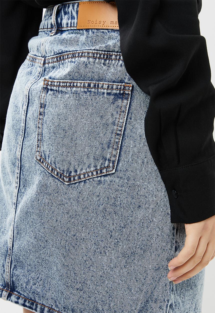 Noisy May - Sophia denim skirt - blue 
