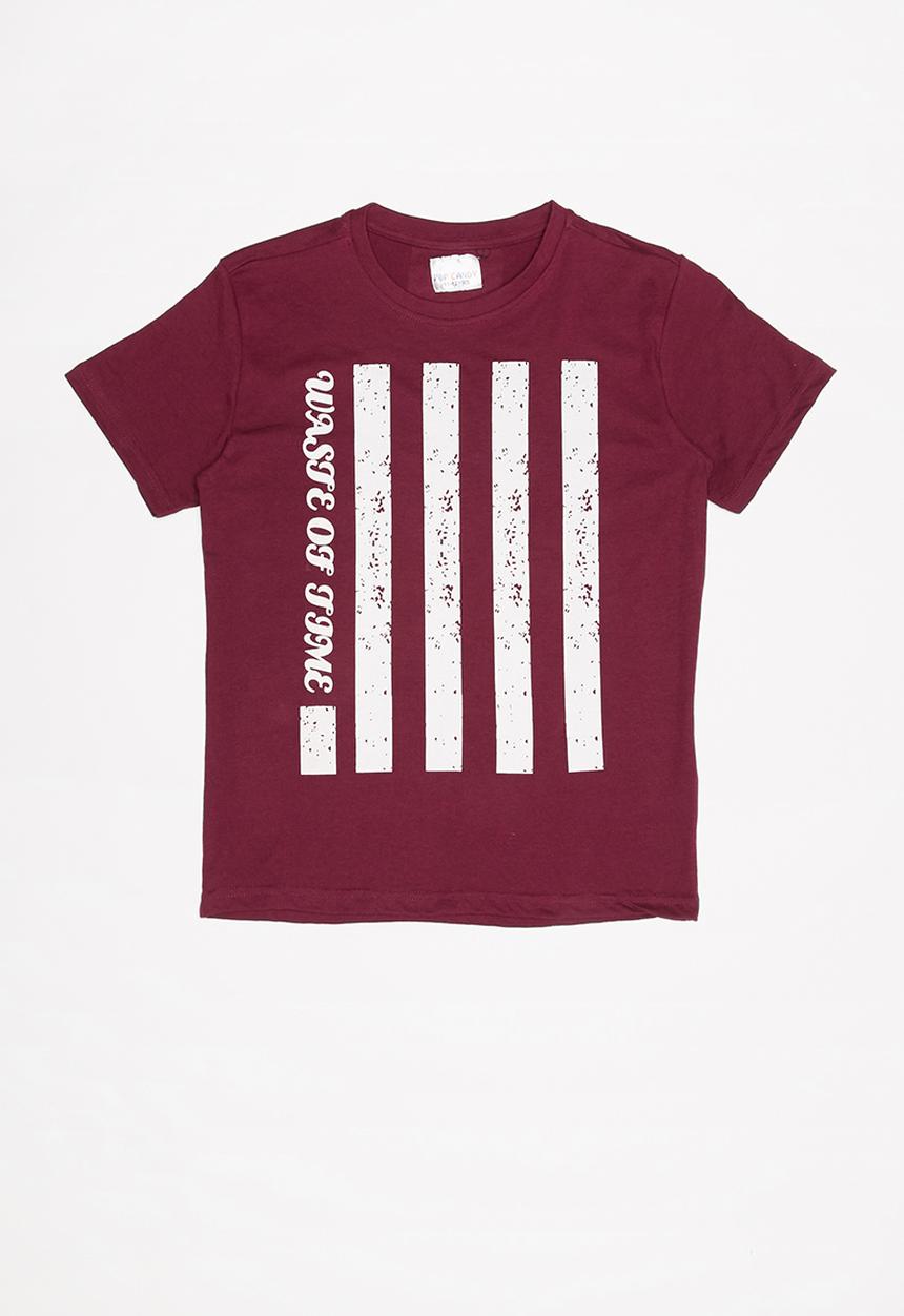 Pop Candy - Boys T-shirt - burgundy