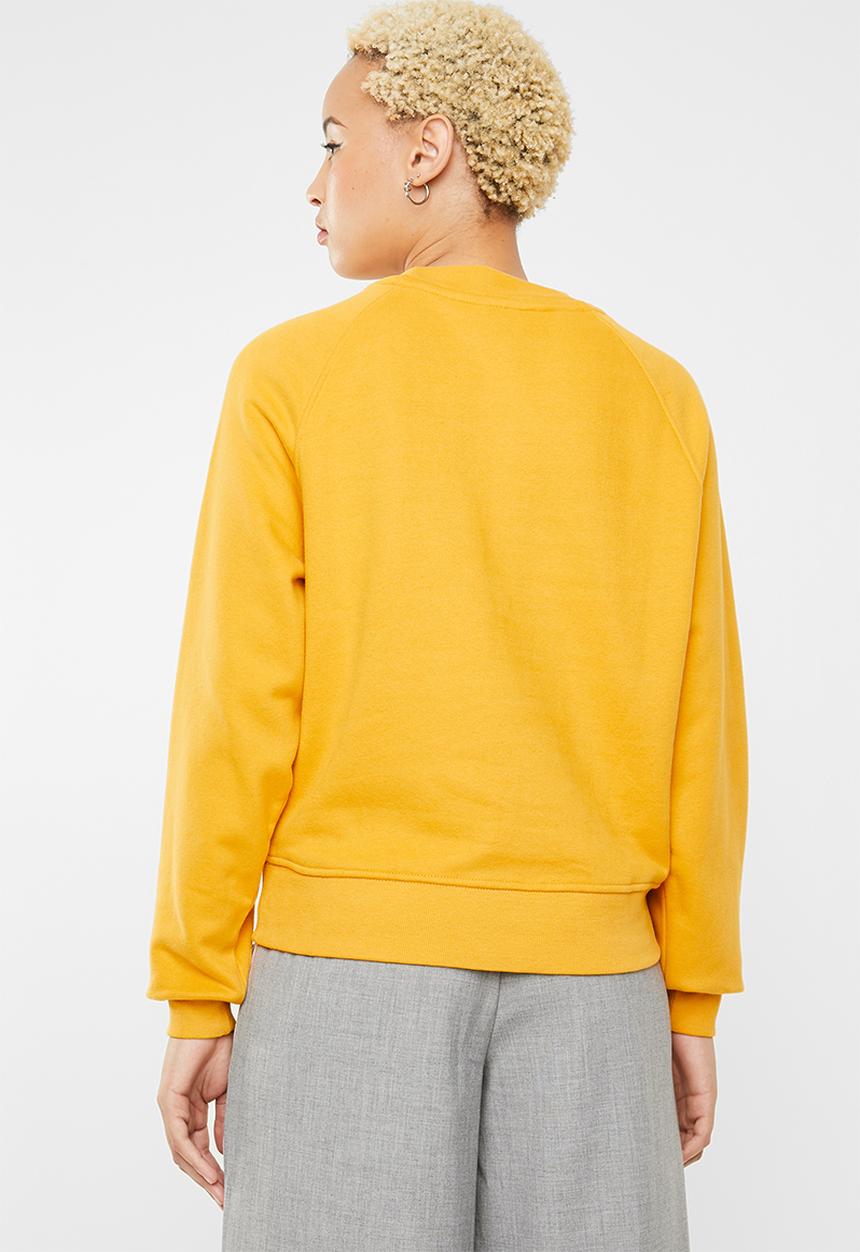 ONLY - Lotta long sleeve o-neck sweat - yellow