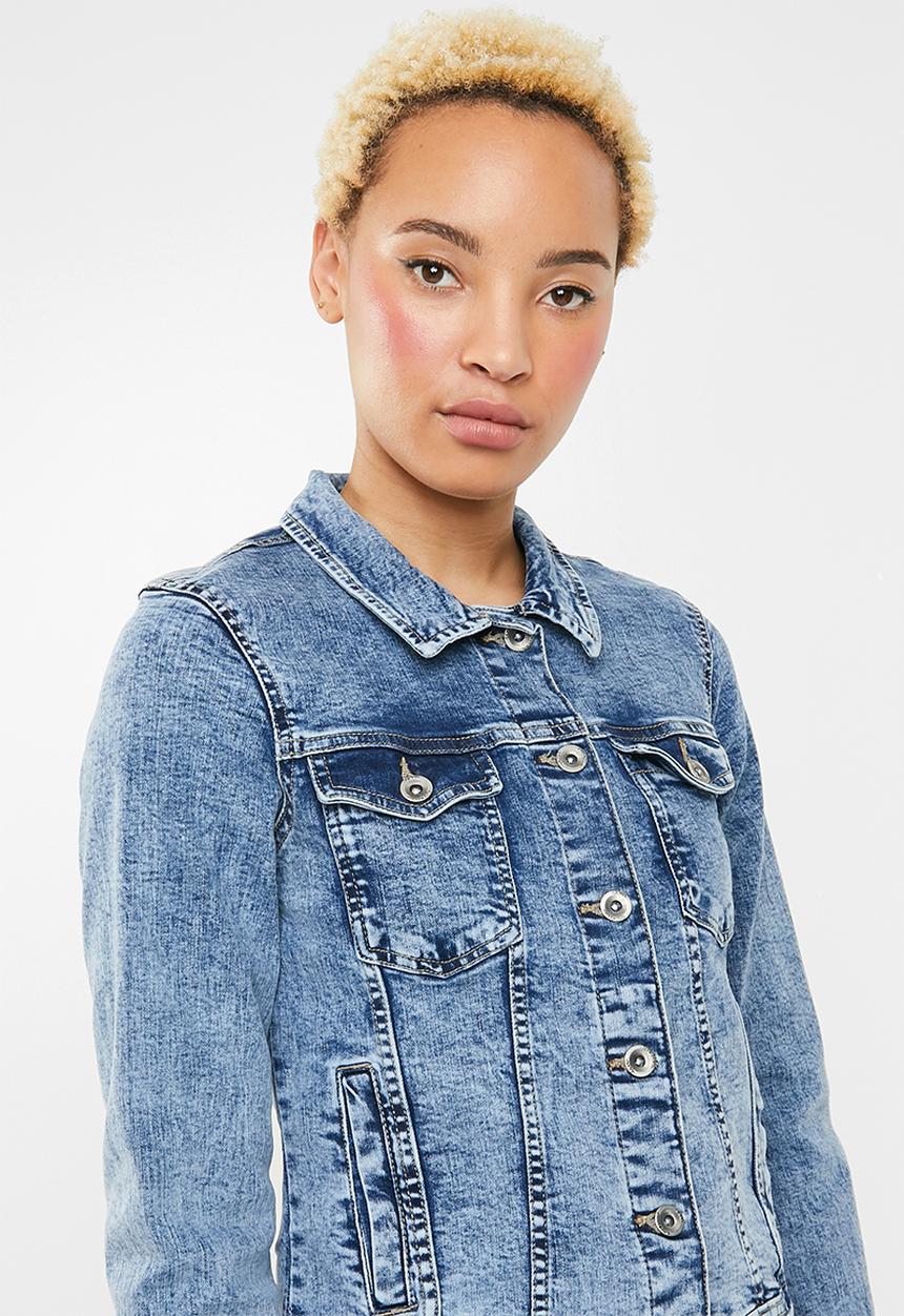 ONLY - Tia denim jacket - blue 