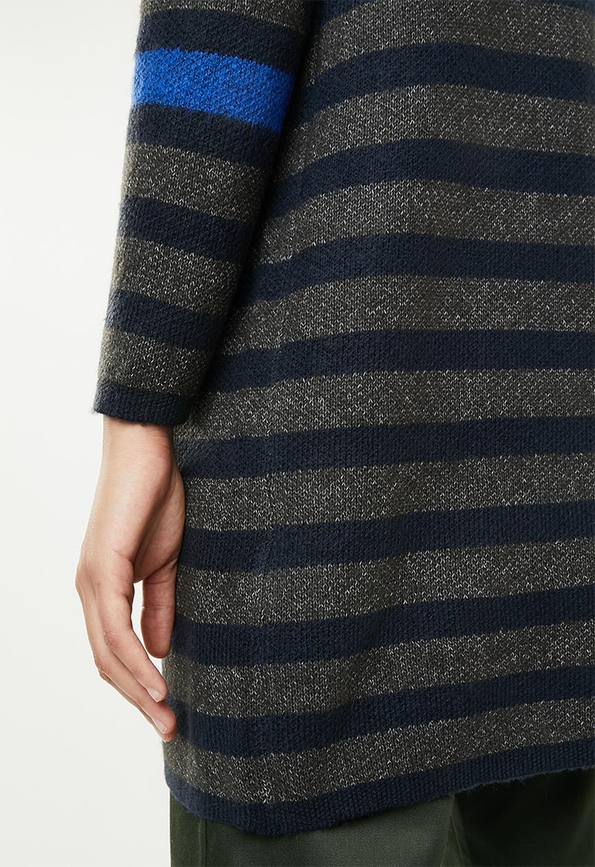 ONLY - New odine longsleeve open cardigan knit - green