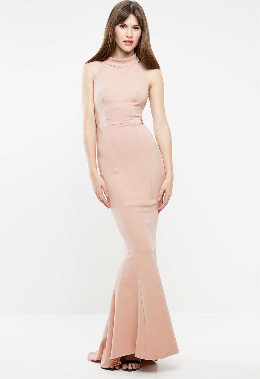 SISSY BOY - Duchess halter neck max- after - pink