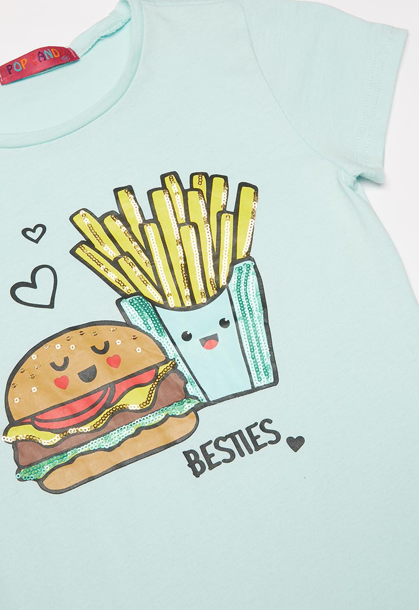 Pop Candy - Bg short sleeve tee - blue