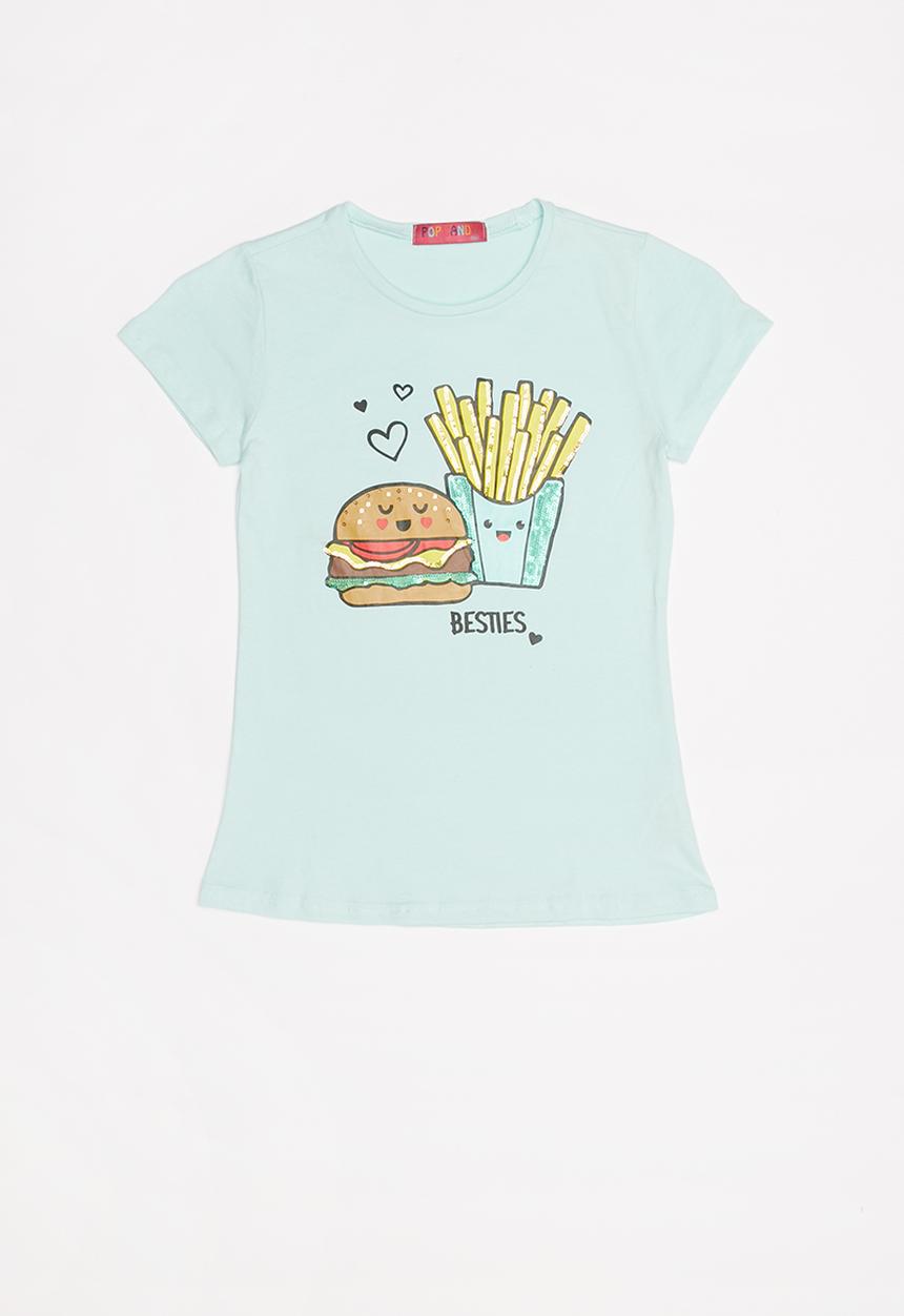 Pop Candy - Bg short sleeve tee - blue