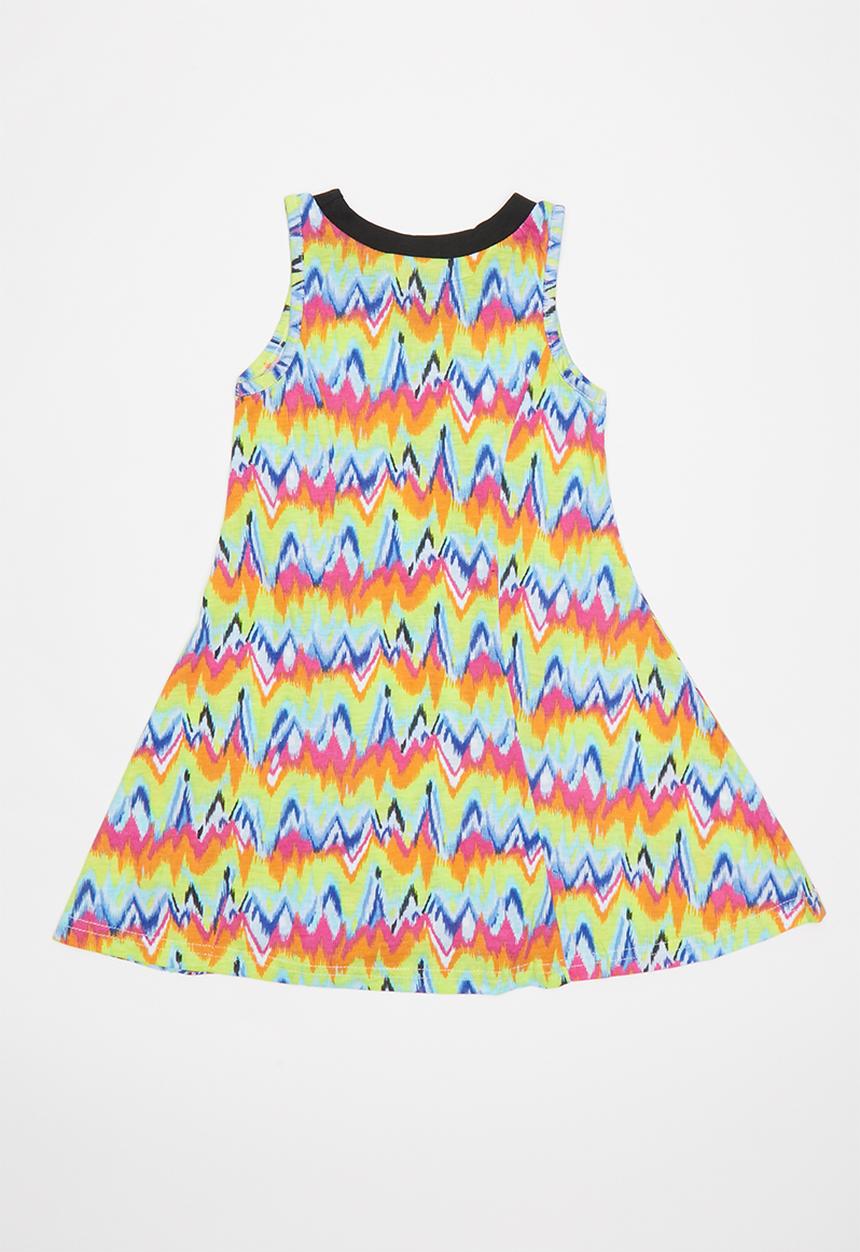 Pop Candy - Girls patterned sleeveless dress - multi