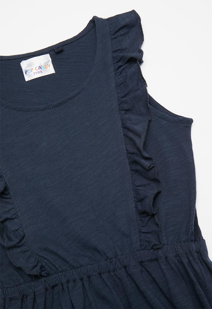Pop Candy - Girls dress - navy