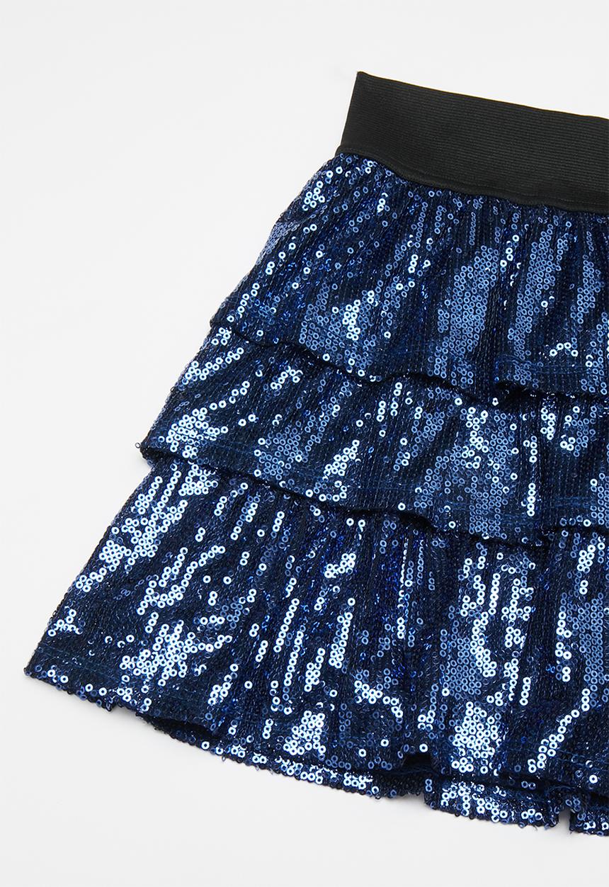 Pop Candy - Girls sequin skirts - blue