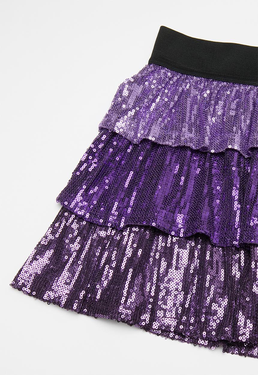 Pop Candy - Girls sequin skirts - purple