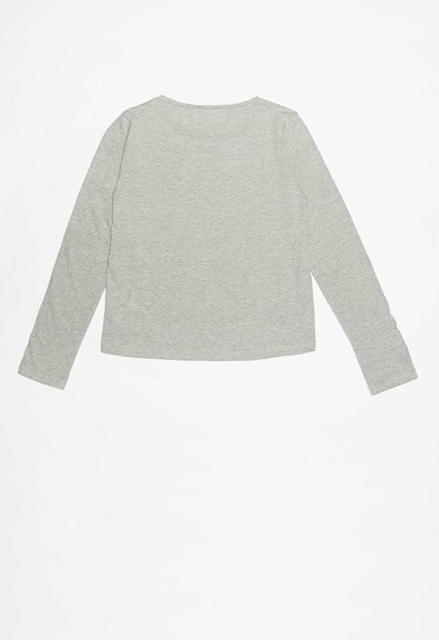 MINOTI - Teens long sleeve top - grey