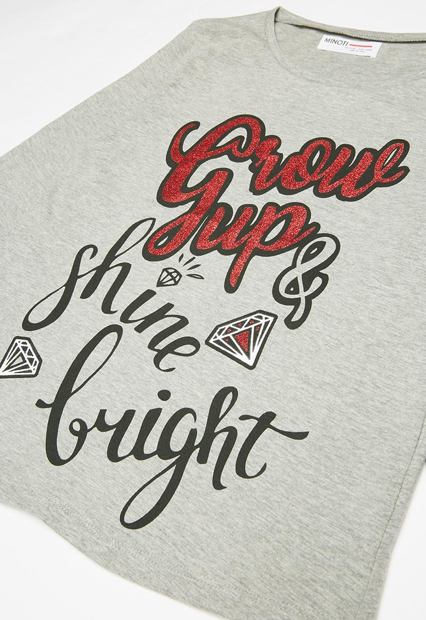 MINOTI - Teens long sleeve top - grey