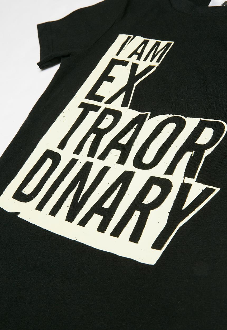 Rebel Republic - Teen boys printed tee - black