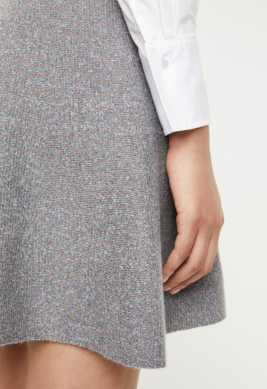 Vero Moda - Multa lurex skirt - grey