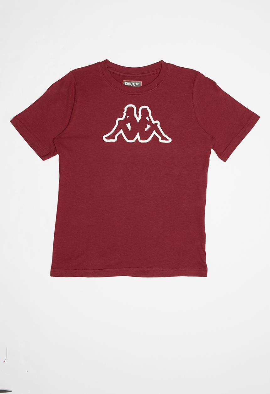 KAPPA - Logo cromen tee - burgundy